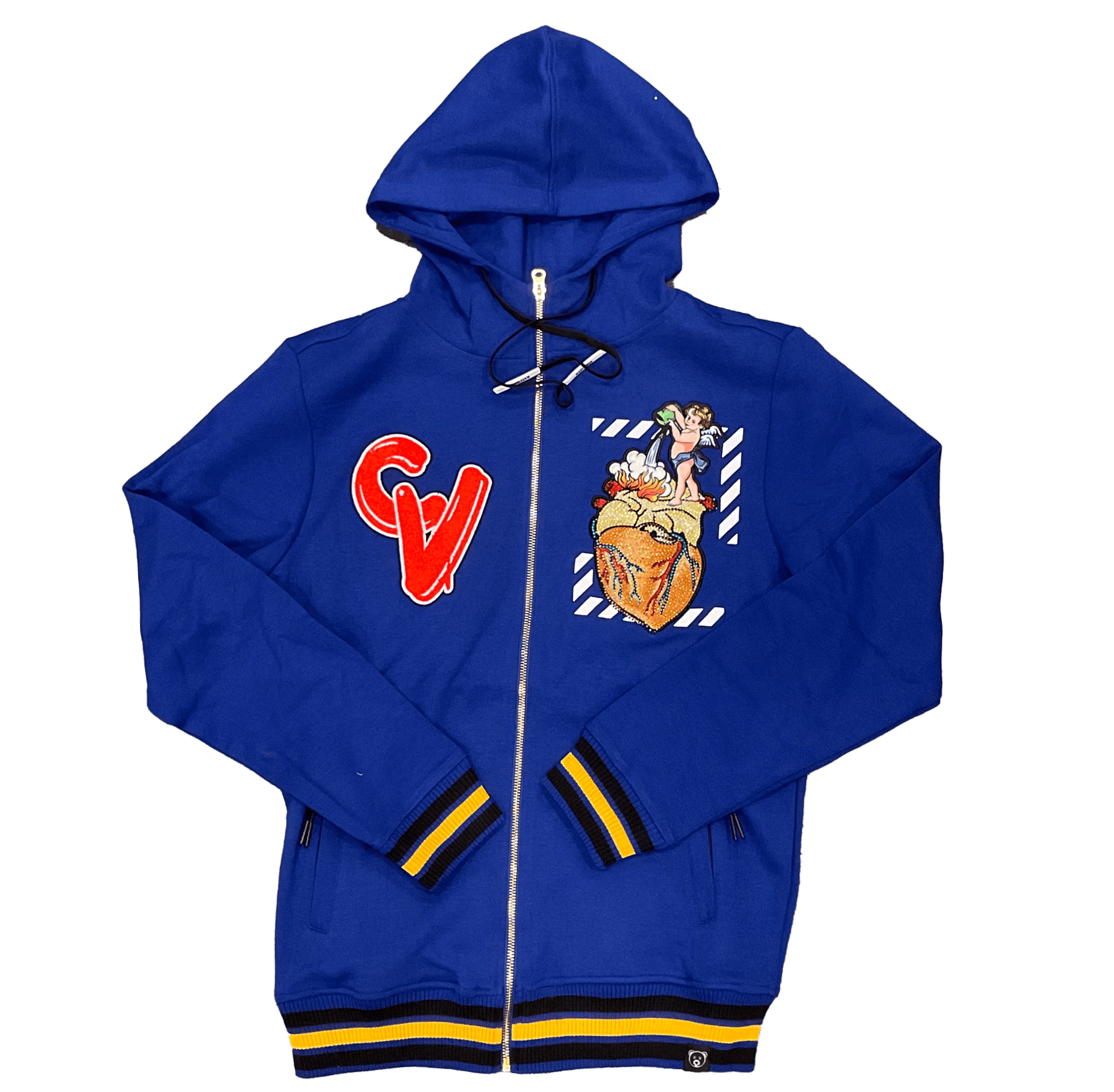Civilized Royal Wild Heart  Zipup hoodie