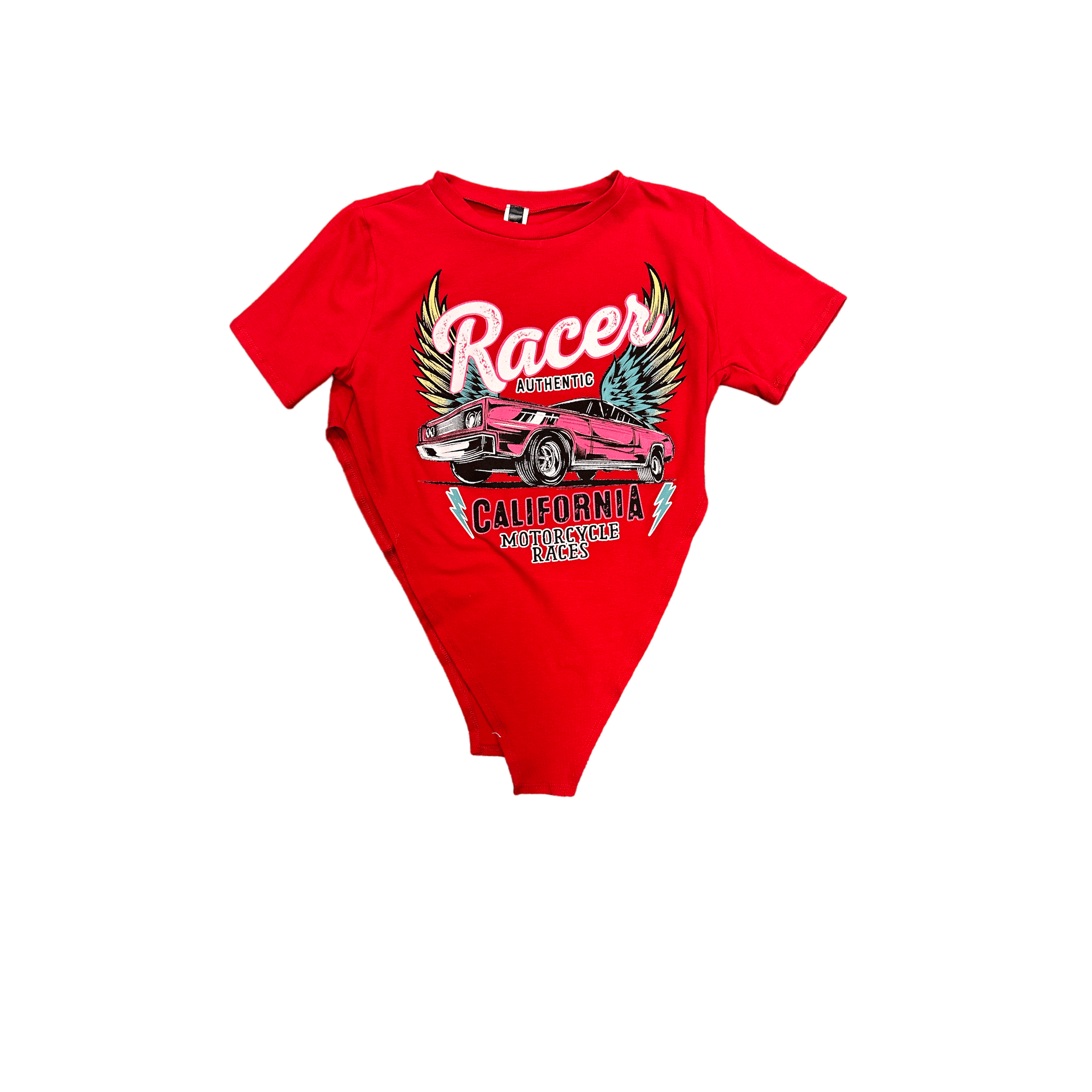JNk T SHIRT Red California racer shirt