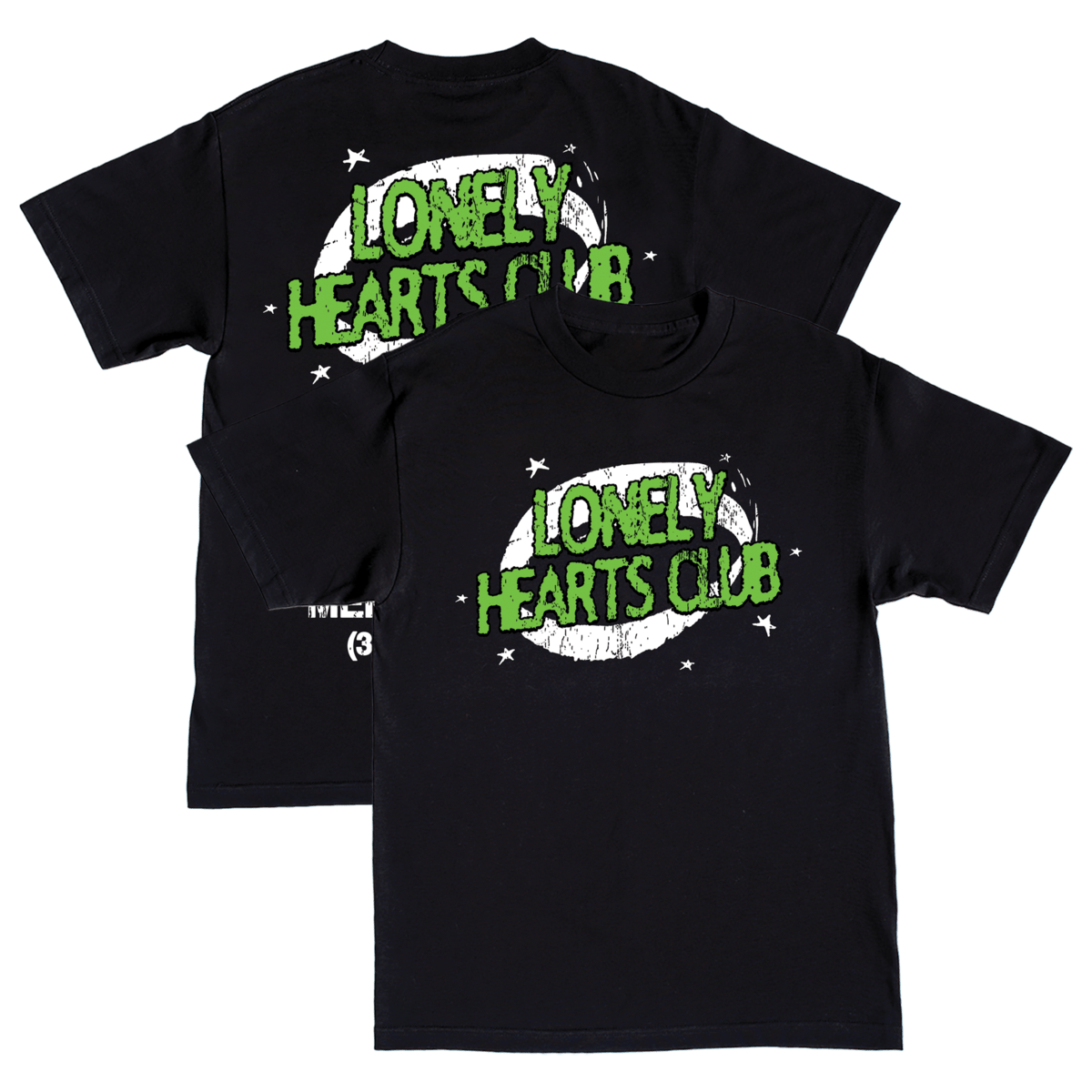 LONLY HEARTS T SHIRT black Let's Get Lost in LA T-Shirt