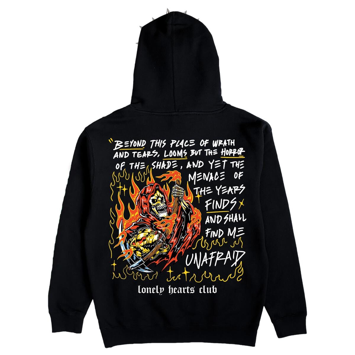 LONLY HEARTS T SHIRT Invictus Spiked Hoodie