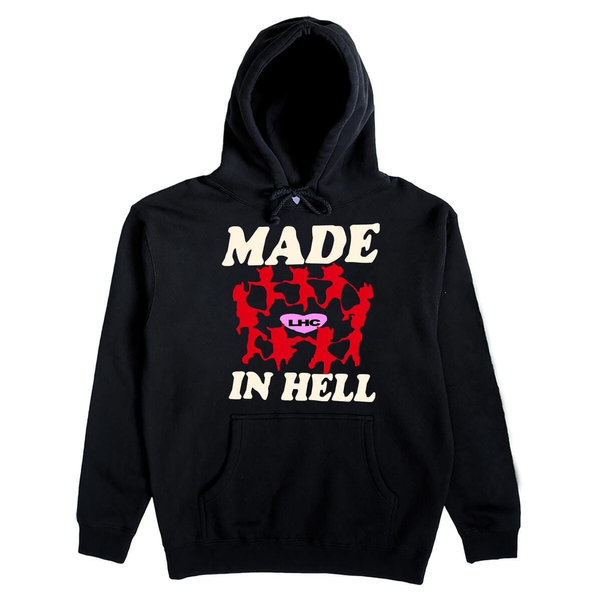 LONLY HEARTS T SHIRT Made in Hell Hoodie
