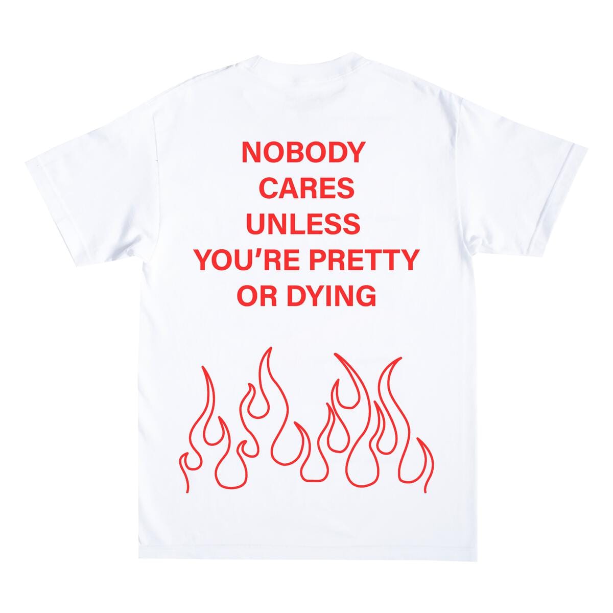 LONLY HEARTS T SHIRT Nobody Cares T-shirt