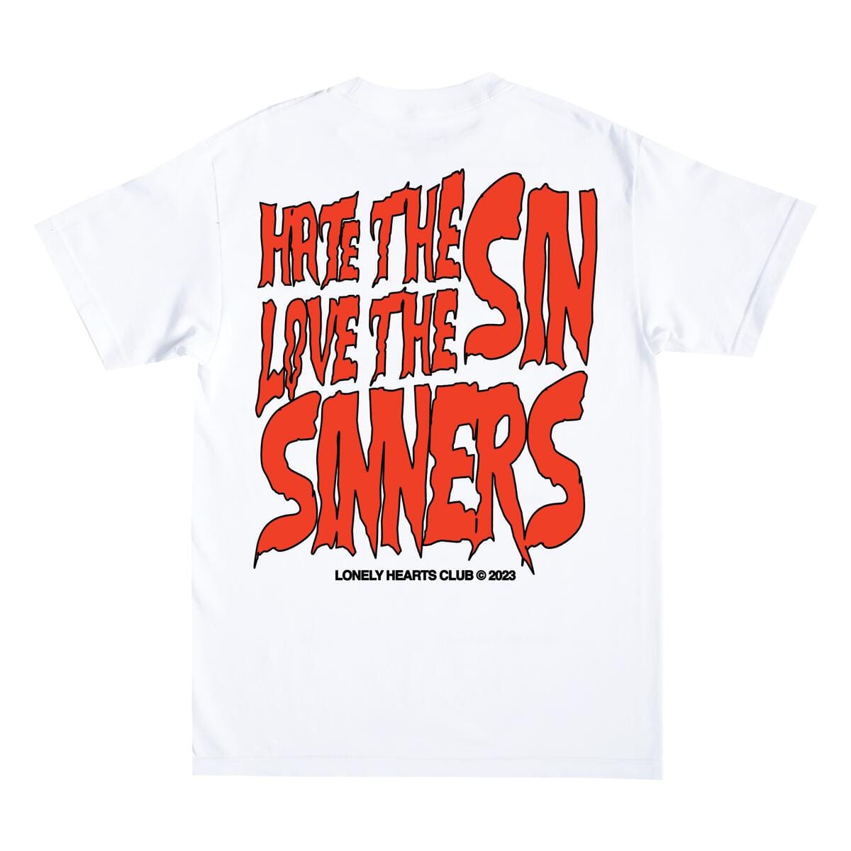 LONLY HEARTS T SHIRT Sinner T-shirt