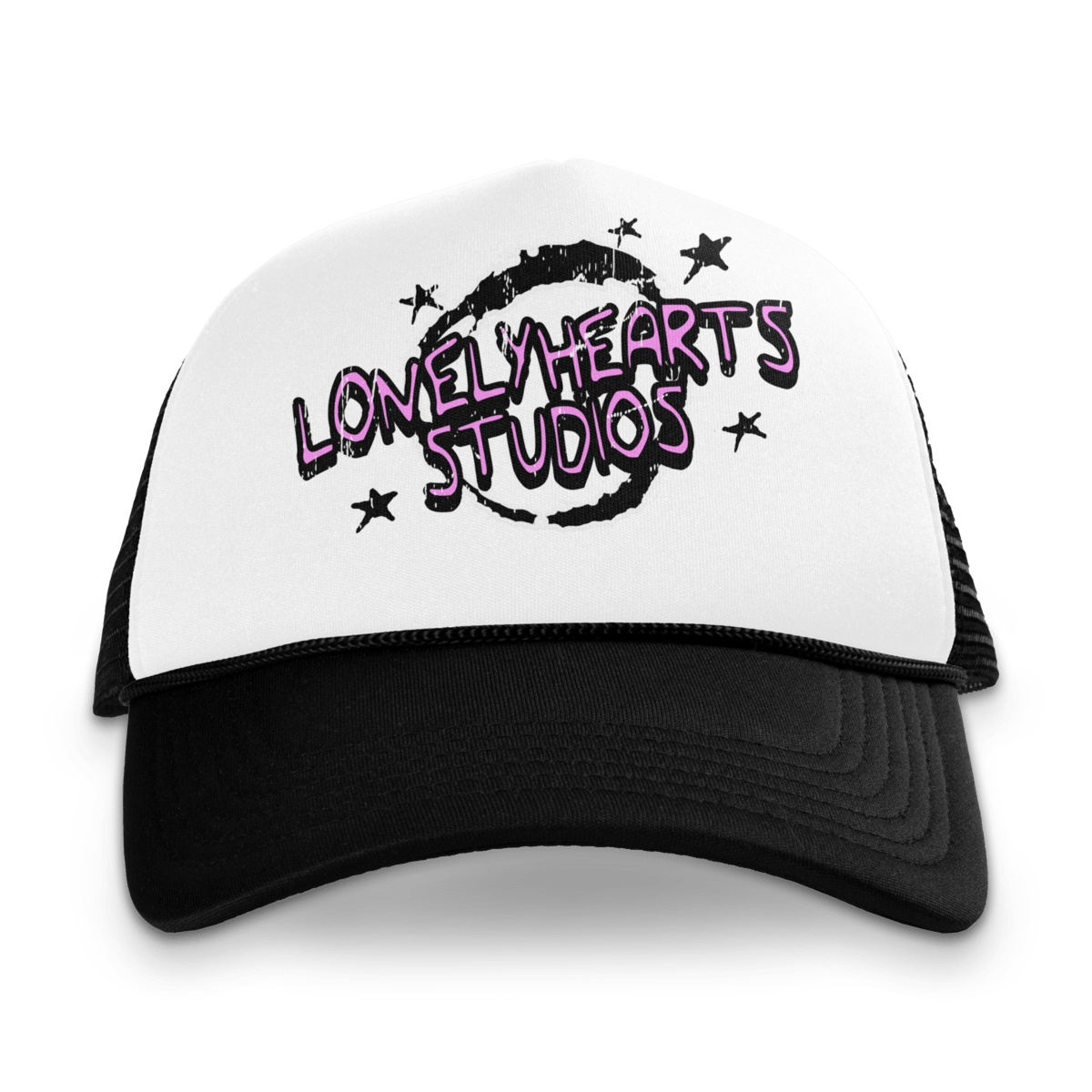 LONLY HEARTS trucker hat Lone Hearts Studios Trucker Hat