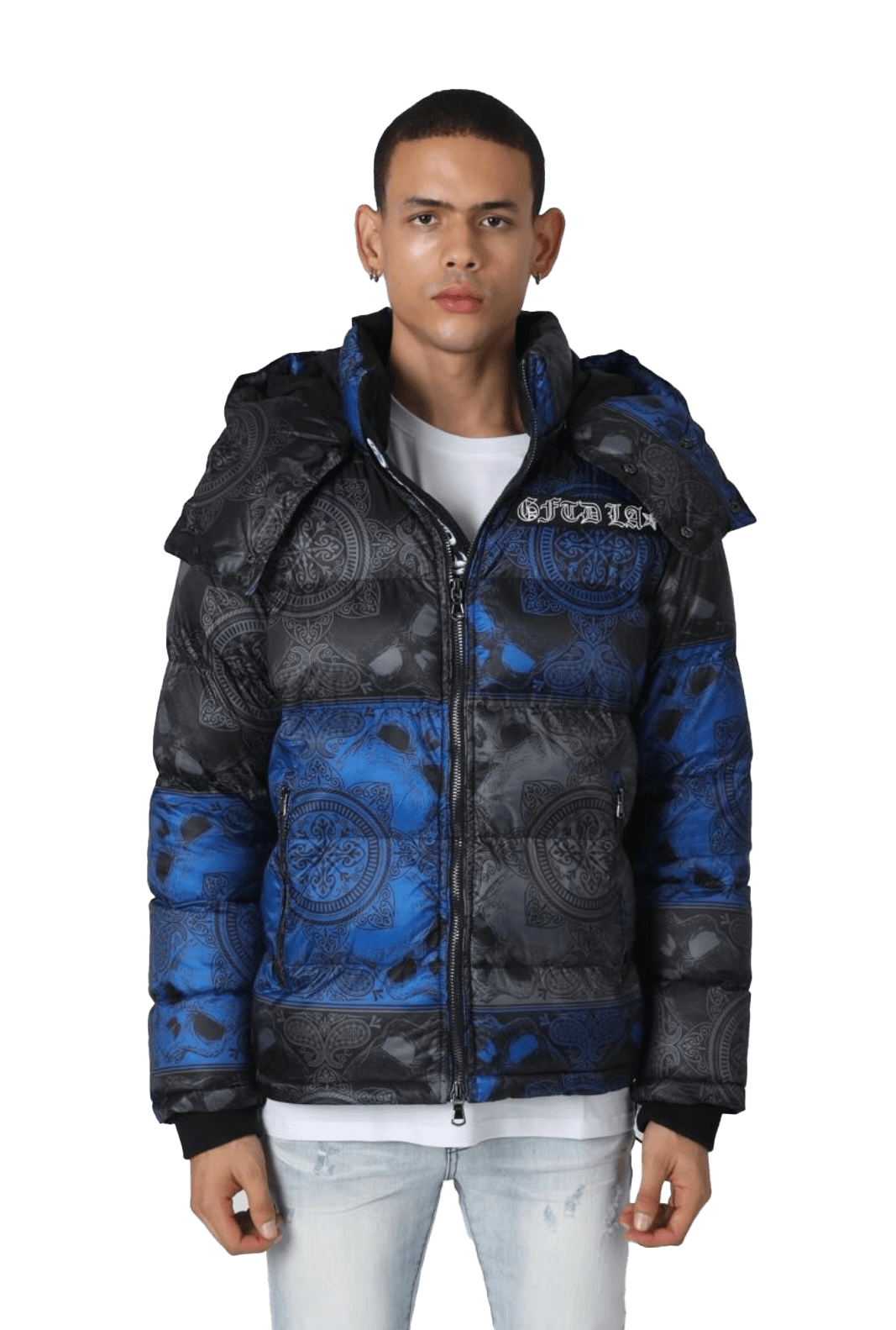 Mastermind315 Cliff blue buffer jacket
