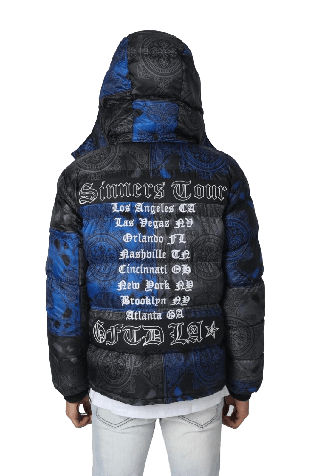Mastermind315 Cliff blue buffer jacket