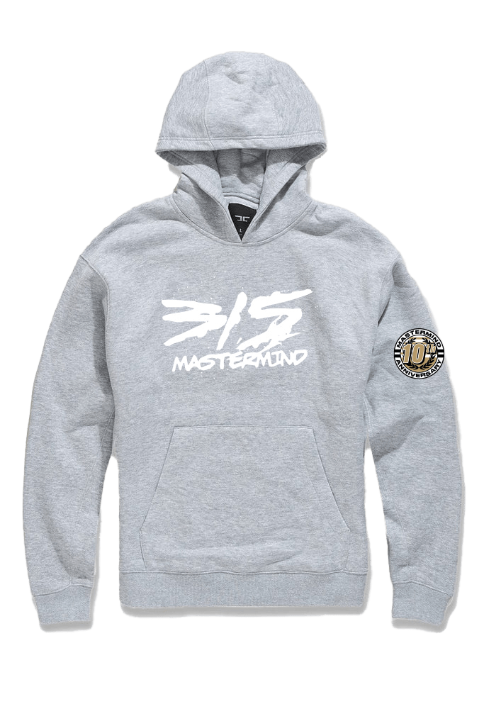 Mastermind315 hoodie Gray Mastermind 10th year anniversary hoodie