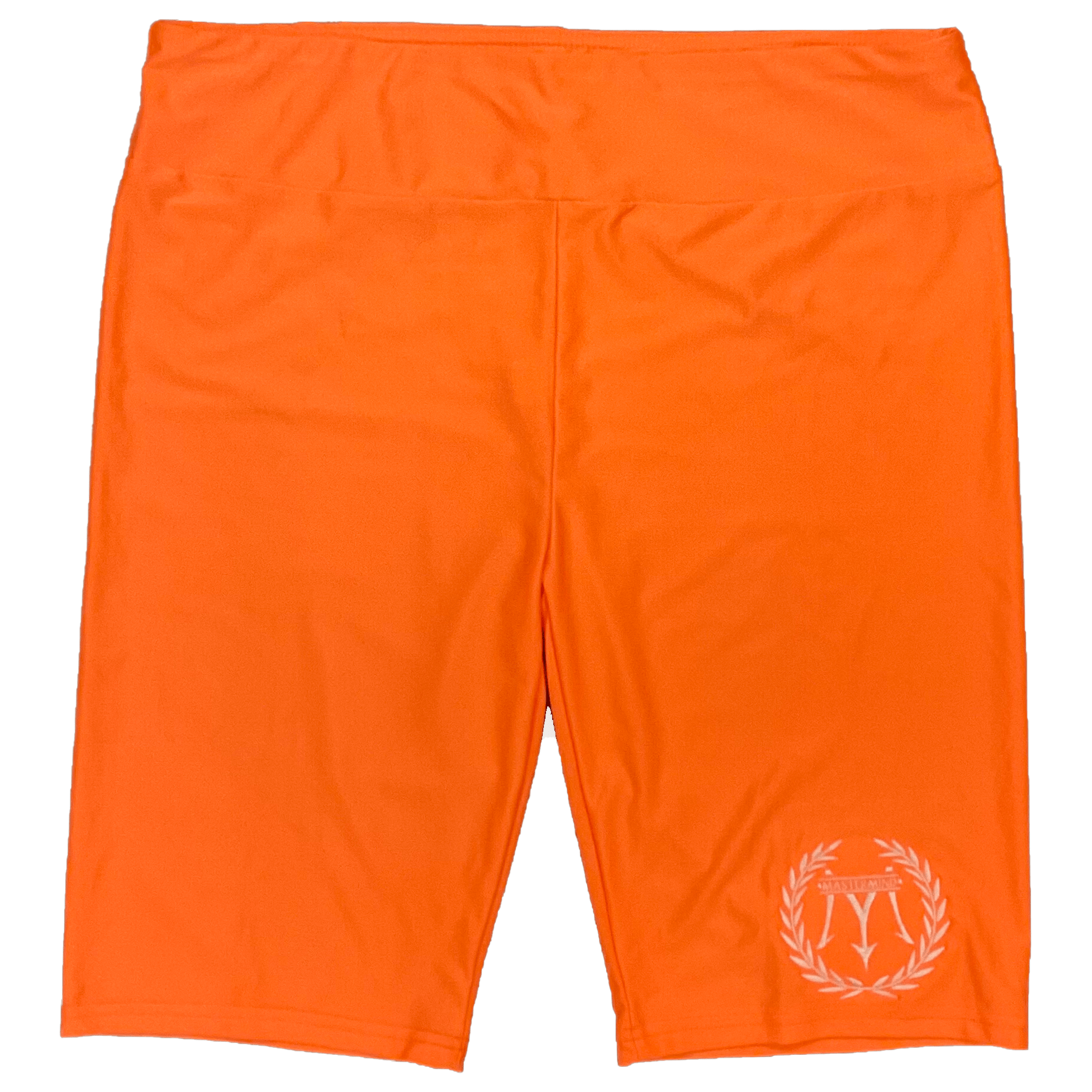 Mastermind315 Orange Mastermind Biker Shorts