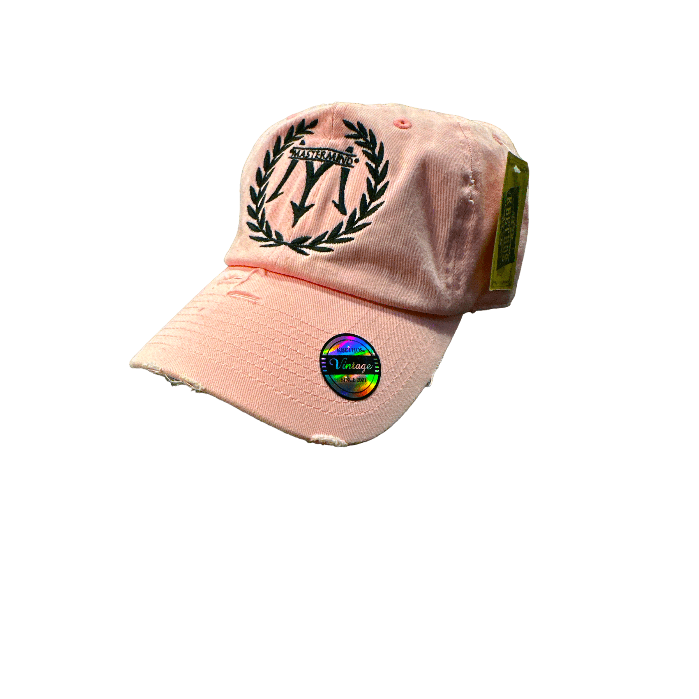 Mastermind315 Pink Black Crest Mastermind cap