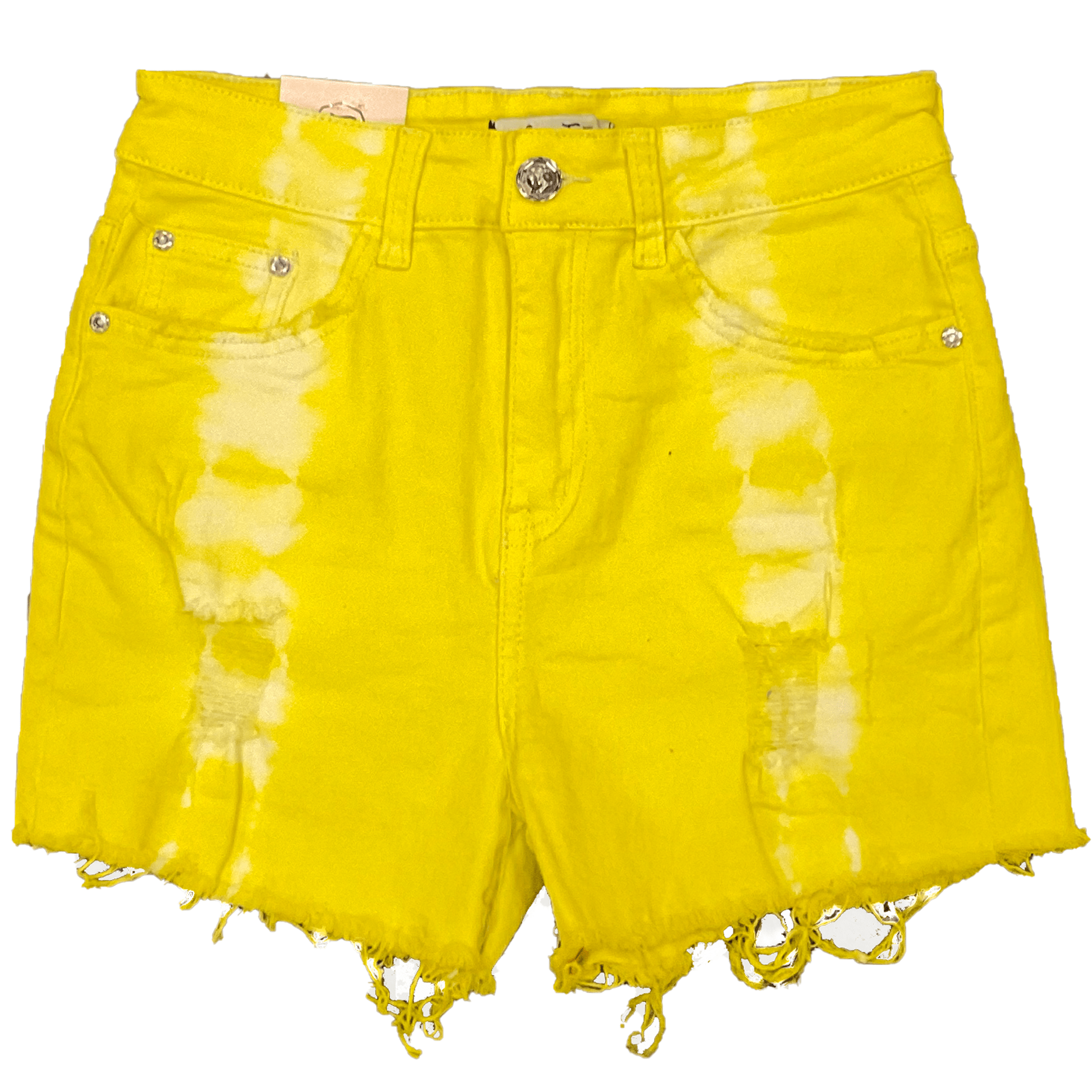 Mastermind315 Yellow dye  Distress shorts