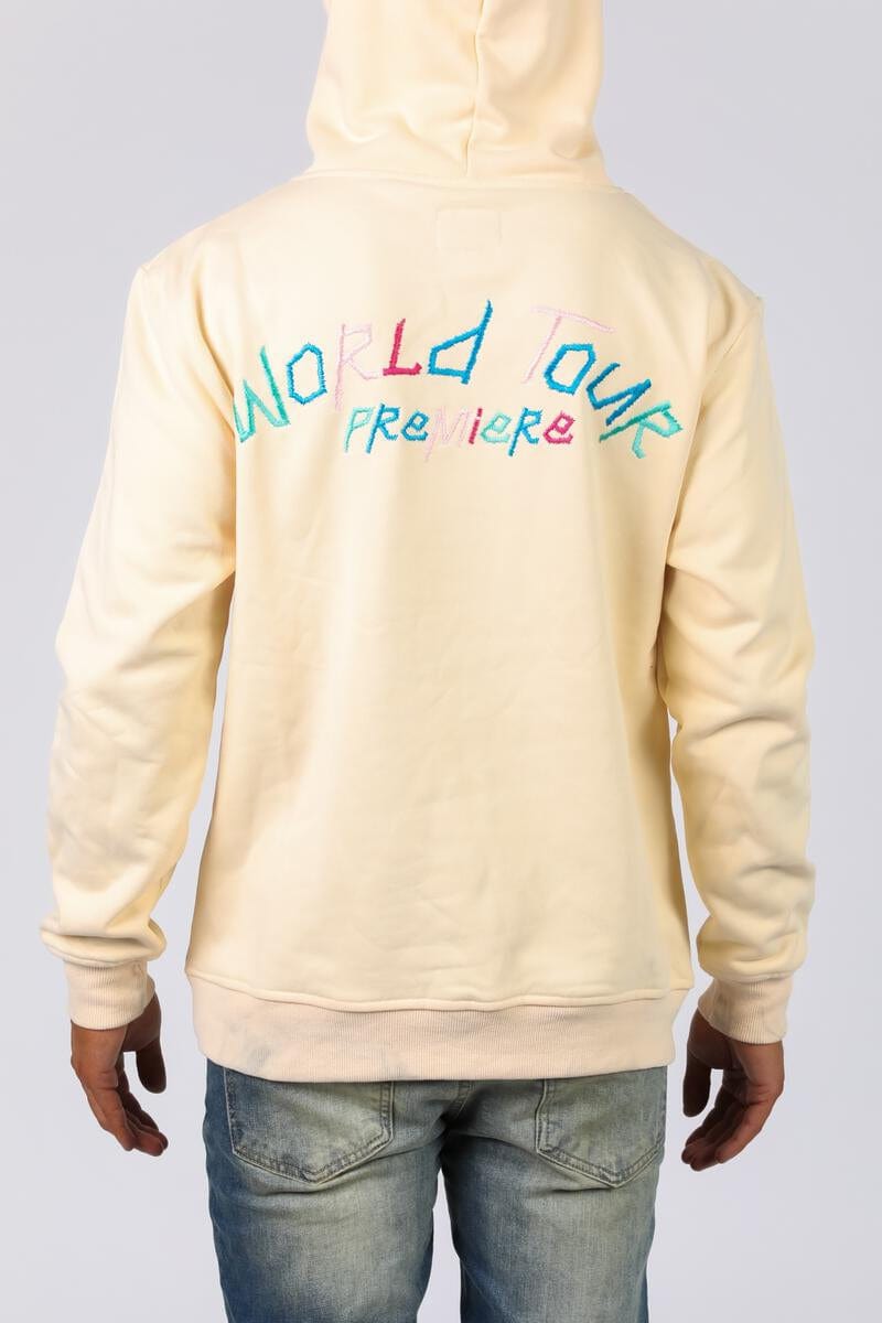 WORLD TOUR pullover World tour Creme WT Pullover